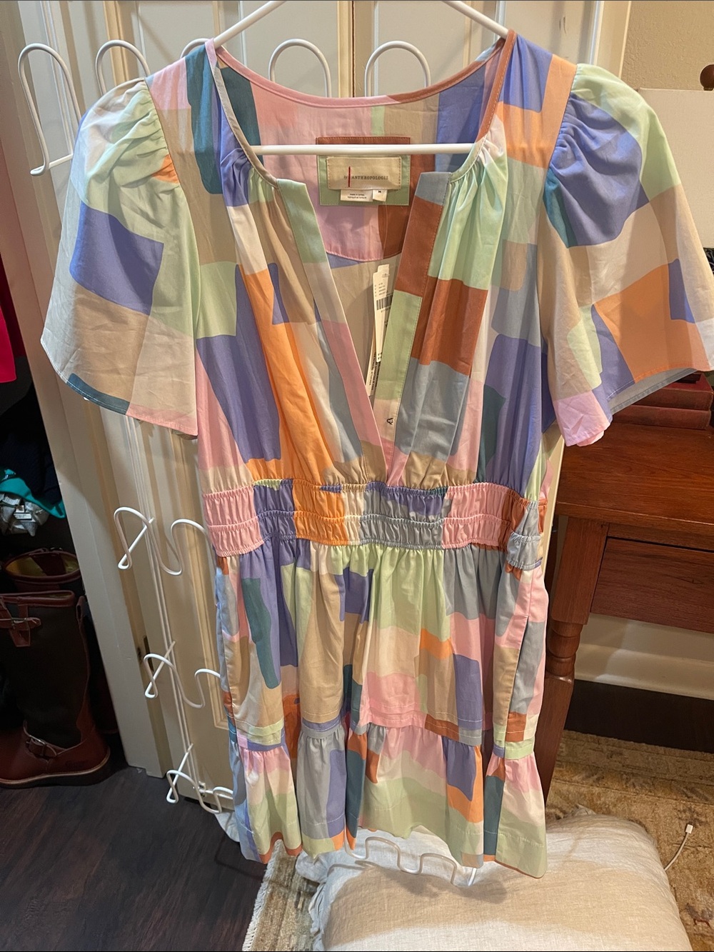 Anthropologie pastel sommerset dress